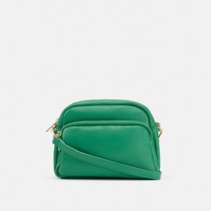 Bolso cruzado de un hombro de cuero genuino para mujer, Bolso pequeño con tamaño personalizable y cierre de cremallera de Color, novedad de 2024 - Product Image 3