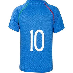 Venta al por mayor logotipo personalizado camisetas de fútbol unisex de alta calidad 100% poliéster uniforme de fútbol liso conjunto cómodo para el entrenamiento - Product Image 3