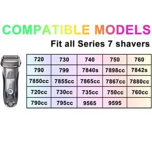 Cabezal de Repuesto Compatible de 1 Pieza para Afeitadora Eléctrica Plateada, para Afeitadoras Rotatorias - Product Image 6