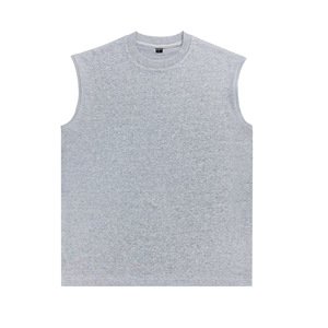 เสื้อยืดคอกลมสำหรับผู้ชายทรงหลวมลำลองสำหรับผู้ชายผ้าฝ้ายบริสุทธิ์ระบายอากาศได้ดีไม่ซึมเข้าไปได้ขนาด300กรัม - Product Image 6