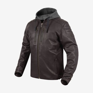 Impala hommes moto équitation cuir de vachette perforé/cuir de kangourou piste course à capuche veste/Chaqueta CE niveau 2 armures toutes tailles - Product Image 1