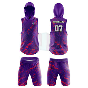 Conjunto Deportivo Transpirable de Secado Rápido y Alta Flexibilidad, Uniforme de Compresión 7v7 con Capucha Diseñado para Rendimiento al Aire Libre, 100% Poliéster - Product Image 1