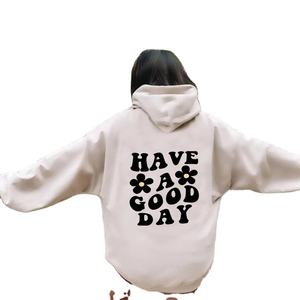 Sweat à capuche en molleton doux pour femme XS Hip Hop Streetwear décontracté 'I Will Praise Him Every Season' Manteau à capuche imprimé automne - Product Image 3