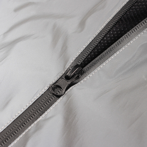 Chaqueta Cortavientos de Lona de Alta Calidad para Hombre, con Cierre de Cremallera de un Cuarto, Cuello Alto, Reflectante de Seguridad - Product Image 4