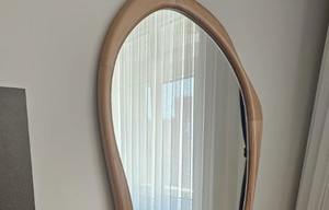 Miroir pleine longueur Art Déco en bois de noyer de haute qualité, fait main, écologique, décoration d'intérieur, prix abordable - Product Image 3