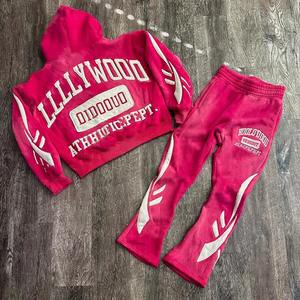 Sweat à capuche et pantalon de survêtement unisexe en molleton doux - Product Image 3