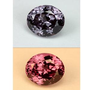 Hermoso cambio de color granate suelto 100% piedras preciosas naturales forma de corte ovalado aspecto increíble y textura piedras preciosas precios al por mayor a granel - Product Image 2