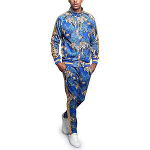 Ensemble de survêtement pour homme en polyester, fermeture éclair intégrale, respirant, léger, décontracté, jogging, tenue de sport, vêtements de sport - Product Image 2