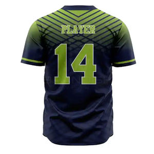 Uniforme de Béisbol Transpirable con Estampado de Nuevo Estilo, Tela 100% Poliéster, Colores y Diseños Personalizados, Precio Bajo, Alta Calidad - Product Image 5