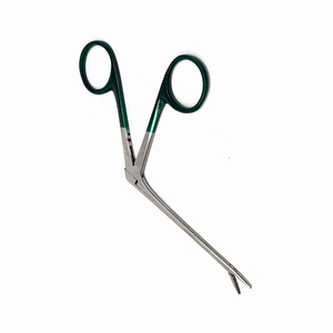 Zelmi prix de gros pince ORL manuelle en acier inoxydable avec mâchoire dentelée et poignée de couleur pour les procédures chirurgicales nasales de l'oreille - Product Image 3