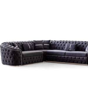 Ensemble de canapés d'angle modernes et confortables pour le salon et la maison avec une application élégante dans le hall - Product Image 1