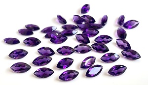 Marquesa de amatista natural 3x6mm facetado-Amatista suelta Marquesa Corte de calidad superior - Product Image 6