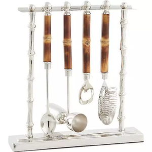 Herramientas de barra de latón y acero inoxidable, accesorios ecológicos, juego de herramientas para vino - Product Image 6