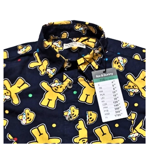 Vêtements pour enfants Chemises habillées pour garçons imprimées Logo personnalisé Décontracté Respirant Écologique Séchage rapide Manches longues Coton super doux - Product Image 2