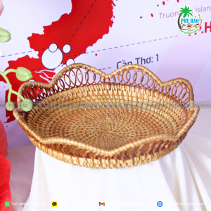 ผลิตภัณฑ์ยอดนิยมอัปเกรดบ้านของคุณด้วยถาดหวายถักมือที่เป็นมิตรต่อสิ่งแวดล้อมสำหรับการเสิร์ฟจัดระเบียบและการใช้ชีวิตอย่างมีสไตล์ - Product Image 4