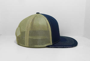Chapeau de sport à la mode et de style hip-hop pour adultes, casquette de camionneur à dos en maille structurée à 6 panneaux de conception personnalisée, fabriquée au Vietnam - Product Image 4
