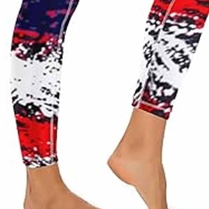 Mode Sublimation impression Push up Leggings femmes décontracté taille haute 100% coton Fitness Leggings fabriqués par robe de sport - Product Image 4