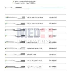 Électrodes de coupe bipolaires et monopôlaire à haute fréquence pour urologie, boucles de coupe S T O R Z, resection de tissus prostatiques, résectoscope - Product Image 4