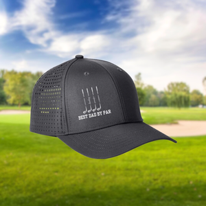 OEM ODM Waterproof Golf <b>Hats</b> Custom Laser Cut Baseball Caps 5-Panel Structured Dad <b>Hats</b> Heat Transfer Printing Logos Satin - Product Image 3