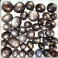 Cabochon rubis étoile naturelle Cabochon en vrac poli à la main vente en gros Reiki Chakra guérison cristal pierres précieuses cabines rubis étoile