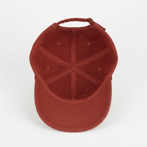 Gorra de Béisbol de Sarga de Algodón Estructurada Roja con Bordado, Ajustable, Unisex, con Logotipo Frontal de Letra Común, Estilo Casual Deportivo - Product Image 5