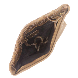 Pochette en cuir véritable tissée à la main de qualité supérieure |   Fabricant OEM et ODM |   Sac à main pour femme de qualité export, personnalisable - Product Image 6
