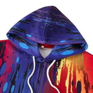 High quality anti wrinkle Men <b>Sublimation</b> <b>Hoodies</b> breathable comfortable light weight custom made <b>sublimation</b> men's <b>hoodies</b> - Product Image 3