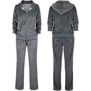 Survêtement 2 pièces avec logo personnalisé pour femmes, vêtements de sport, survêtement avec capuche, design OEM - Product Image 1