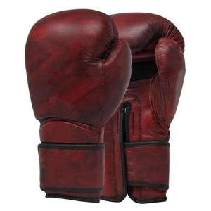 Guantes de boxeo de cuero de alta calidad únicos para entrenamiento equipo Premium color personalizado guantes impermeables de cuero originales - Product Image 5