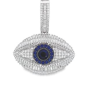 Colgante de diseño de Hip Hop de plata 925 de lujo con diamante de moissanita y bolsa de dinero helado joyería de fiesta personalizable - Product Image 1