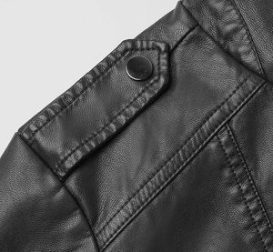 Chaqueta de motociclista de cuero PU para Otoño e Invierno para mujer, abrigo transpirable para motocicleta al aire libre para mujer - Product Image 3