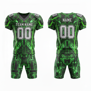 Uniforme de football américain personnalisé pour hommes, jeunes et adultes, vêtements de sport d'équipe personnalisés, y compris le maillot, le pantalon, taille plus - Product Image 6