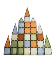 Bloques de construcción magnéticos 4D Juego de construcción educativa Azulejos de plástico para niños Certificado En71/CPC Dimensiones personalizables