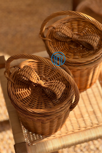 Wholesale Rattan <b>Ribbon</b> Storage Basket Storage Boxes & Bins Natural Living Room for Home <b>Decor</b> - Product Image 6
