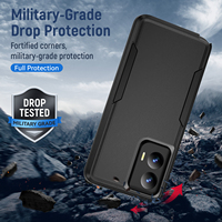 Nouvelle coque de téléphone portable robuste et légère en TPU+PC, résistante aux chocs, compatible avec plusieurs marques, Motorola Moto G Stylus Oppo