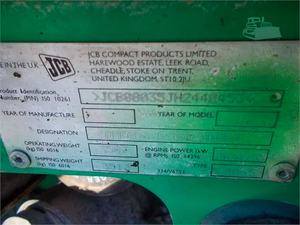 Mini Cargadora Diesel JCB 8035 (Tipo Oruga) 2018 con Componentes Hidráulicos Huade de Alta Eficiencia - Product Image 5