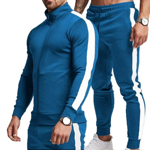 Alta calidad Tech Fit Jogger Suit con capucha Deportes de invierno Hombres Fitness Chándal Conjunto Personalizado Venta al por mayor Sólido Deportes en blanco - Product Image 3