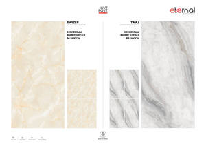 Carreaux muraux en porcelaine design 600x1200mm, motif de grès élégant, revêtement de sol intérieur durable et luxueux - Product Image 5