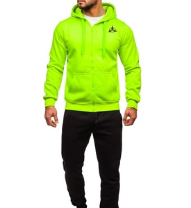 Chándal de gimnasio unisex en blanco con logotipo personalizado, chándal ajustado de marca, chándal deportivo liso de secado rápido al por mayor para hombre, OEM - Product Image 1