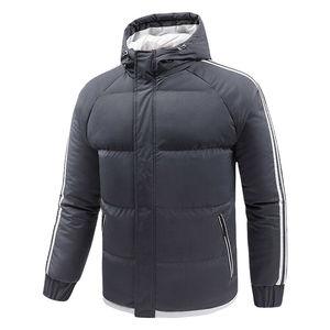 Chaqueta de Invierno Acolchada para Hombre, Talla Grande, de Alta Calidad, con Capucha, Mangas Largas, Tela Personalizada, Ropa de Exterior Cálida, Venta al Por Mayor, OEM - Product Image 5