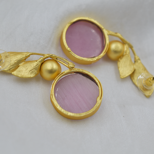 Nueva llegada última colección de diseño chapado en oro pendientes de tuerca al por mayor hechos a mano 18K Pendientes chapados en oro para las mujeres - Product Image 5