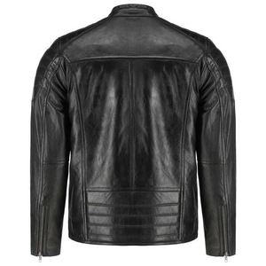 2025 veste en cuir pour hommes de conception personnalisée dans différentes tailles Logo personnalisé et étiquette veste de haute qualité - Product Image 3