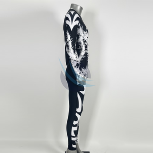 Female 2 Piece Rash Guard Custom Logos Sublimation Printing <b>Leggings</b> Short Rash Guard Set Long Sleeve <b>Swim</b> Tee & <b>Leggings</b> Sets - Product Image 3