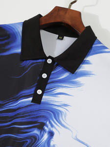 Polo de algodón peinado de alta calidad, camiseta informal de manga corta, ropa de media manga para hombre, camiseta de Color sólido - Product Image 6