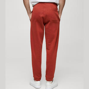 Pantalones de chándal de algodón unisex OEM ODM Joggers casuales Ropa deportiva Logotipo personalizado Bordado Cintura media Color recto Pantalón en blanco al por mayor - Product Image 2