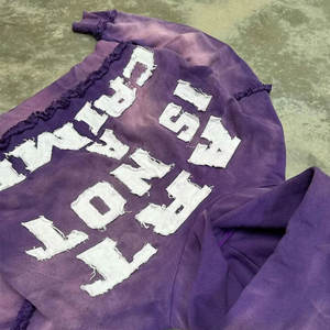 Sweat à capuche décontracté avec impression numérique avec logo personnalisé pour hommes, vêtements d'hiver en détresse, top tendance à vendre - Product Image 5