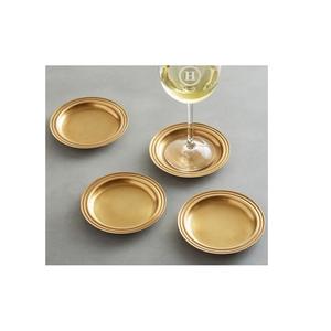 Sous-verre en métal fait à la main personnalisé sous-verre martelé fini or pour la décoration de la maison et de mariage au prix de gros - Product Image 3