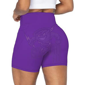Custom New Arrival High Waist Running Sportswear Workout Fitness <b>Gym</b> Yoga Seamless Shorts Shipping Hip Lifting <b>Ruched</b> Low Rise - Product Image 2