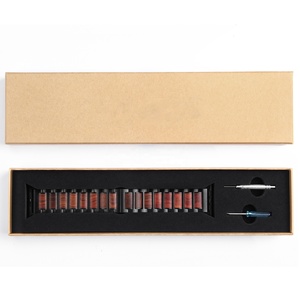 Correa de Lujo de Madera de Sándalo Roja y Acero Inoxidable para <span class=keywords><strong>Apple</strong></span> <span class=keywords><strong>Watch</strong></span> IWatch Todas las Series Ultra 3 1-11 38/<span class=keywords><strong>40</strong></span>/41/42/44/45/46/49mm - Product Image 2