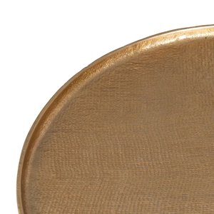 Modern Metal End <b>Table</b> Gold Finished End <b>Table</b> Contemporary Design Home Decor <b>Rounded</b> Top <b>Side</b> <b>Table</b> Living Room Furniture - Product Image 2